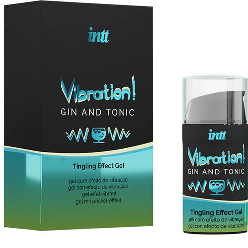 INTT - POTENTE ESTIMULANTE NTIMO GEL VIBRADOR LIQUIDO GIN & TONIC 15ML