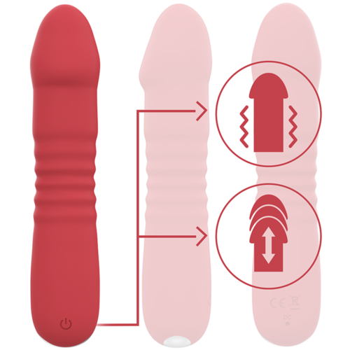 INTENSE - JUNE UP & DOWN 10 VIBRACIONES ROJO