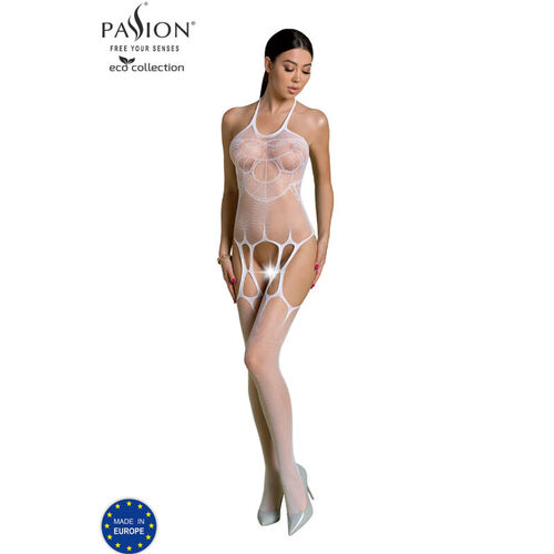 PASSION - ECO COLLECTION BODYSTOCKING ECO BS002 BLANCO