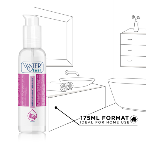 WATERFEEL - LUBRICANTE BASE AGUA FRUTA DE LA PASIN 175 ML