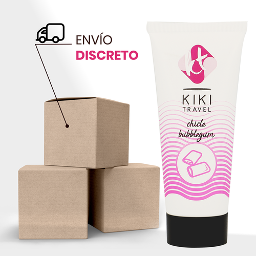 KIK TRAVEL - LUBRICANTE SABOR A CHICLE 50 ML