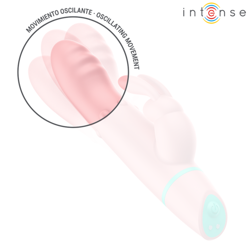INTENSE - ALVIN ESTIMULADOR RABBIT & VIBRADOR ROLLING + OSCILANTE