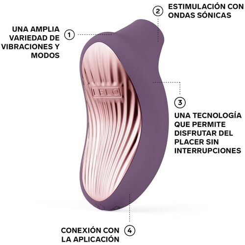 LELO - SONA 3 CRUISE MASAJEADOR SÓNICO DE CLÍTORIS VIOLETA