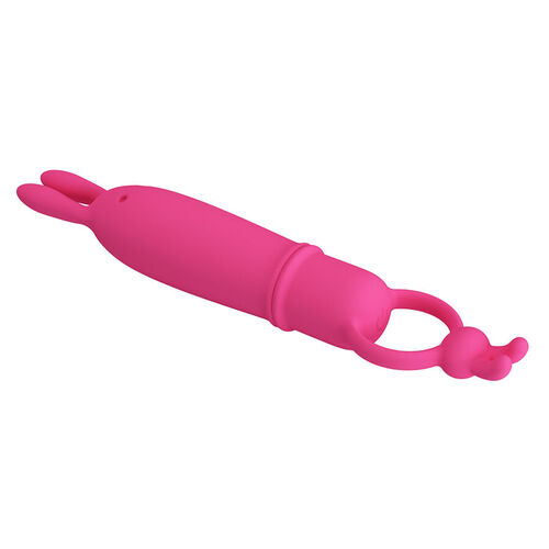 PRETTY LOVE - DELIA VIBRADOR RABBIT CON ANILLO DE SUJECIÓN