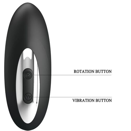 MR PLAY - MASAJEADOR PROSTÁTICO CON ROTACIÓN Y VIBRACIÓN