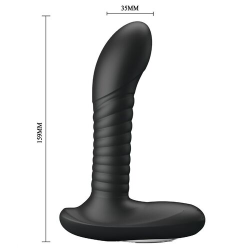 MR PLAY - MASAJEADOR PROSTÁTICO CON ROTACIÓN Y VIBRACIÓN