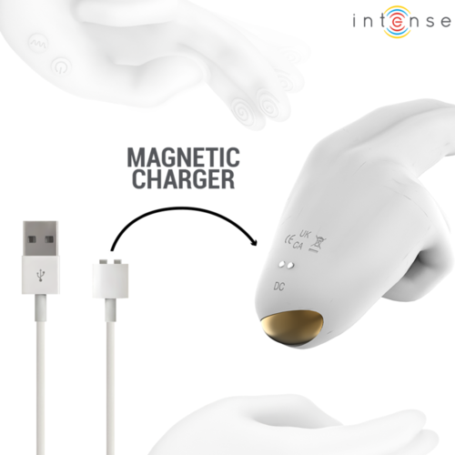 INTENSE - JIMMY ESTIMULADOR MULTIFUNCIÓN CON FORMA DE MANO, VIBRACIÓN Y CALOR