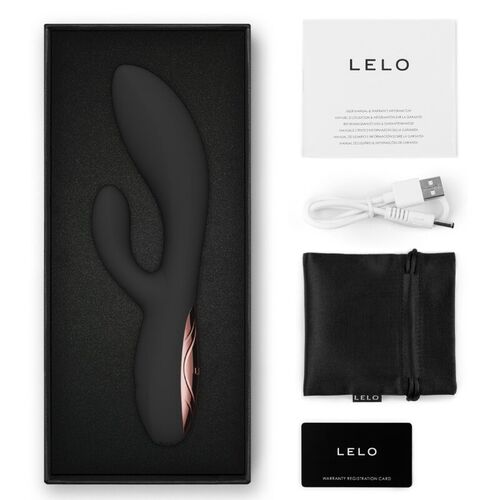 LELO - INA THRUST VIBRADOR RABBIT CON EMPUJE NEGRO