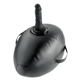 FETISH FANTASY SERIES - HINCHABLE BODY DOCK CON DILDO NEGRA 41.9 CM