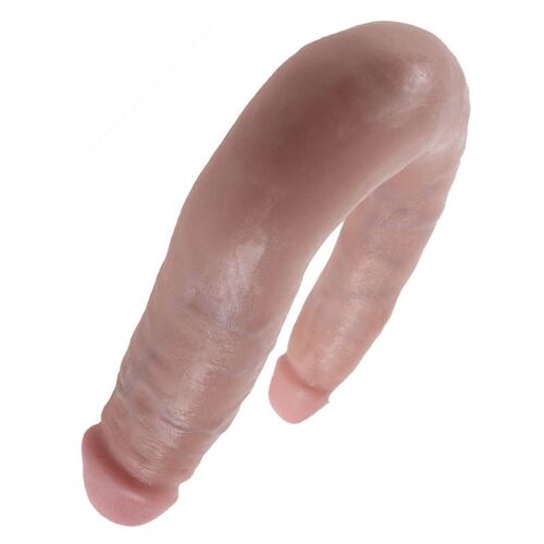 KING COCK DILDO DOBLE PENETRACIN 12.7CM NATURAL