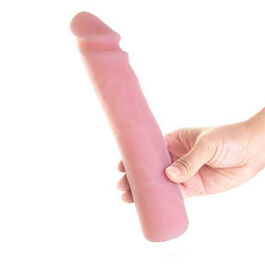 DILDO SILICONA TACTO PIEL REALISTICO 23 CM