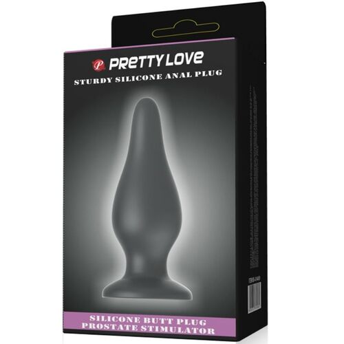 PRETTY LOVE  BOTTOM - PLUG ERGONOMICO SILICONA 15.4 CM