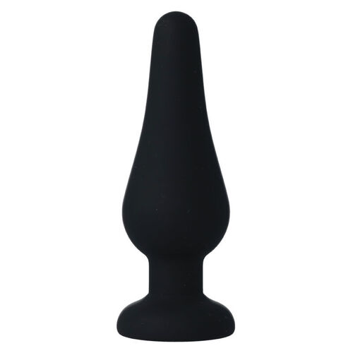 INTENSE ANAL PLUG PIPO M SILICONE NEGRO 11 CM