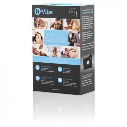 B-VIBE SNUG PLUG 1 NEGRO