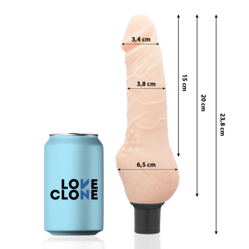 LOVECLONE - DAVEN SELF LUBRICATION REALISTICO 23.8 CM