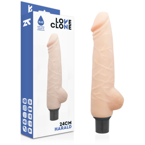 LOVECLONE - HARALD SELF LUBRICATION VIBRADOR 24CM