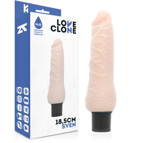 LOVECLONE - SVEN SELF LUBRICATION VIBRADOR 18.5CM