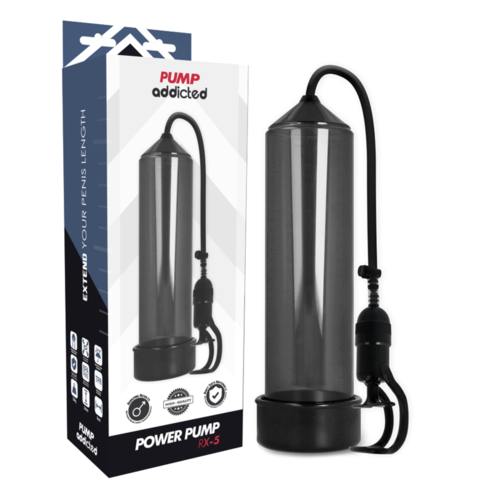 PUMP ADDICTED - BOMBA ERECCIN RX5 NEGRO