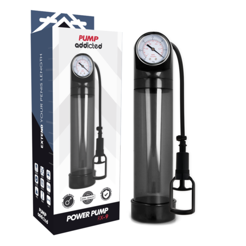 PUMP ADDICTED - BOMBA ERECCIN RX9 NEGRO