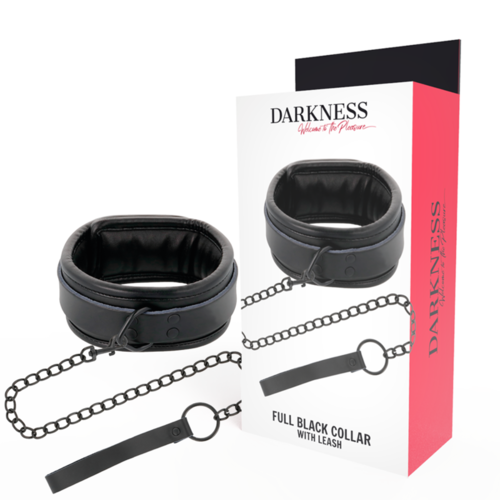 DARKNESS - COLLAR CON CADENA  NEGRO