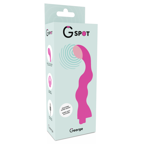 G-SPOT- GEORGE VIBRADOR PUNTO G ROSA CHICLE