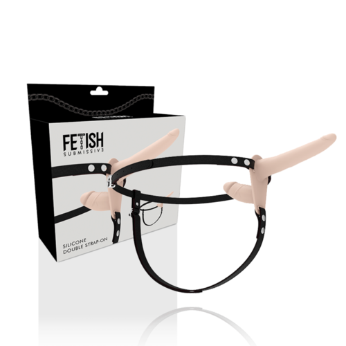 FETISH SUBMISSIVE HARNESS - DOBLE PENETRACIN FLESH