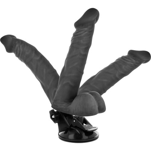 BASECOCK - VIBRADOR ARTICULABLE CONTROL REMOTO NEGRO 20 CM