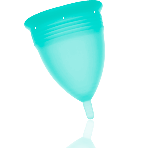 STERCUP COPA MENSTRUAL FDA SILICONE  TALLA L AQUAMARINE