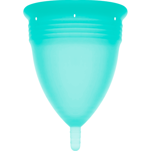 STERCUP COPA MENSTRUAL FDA SILICONE  TALLA S AQUAMARINA