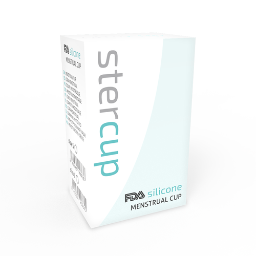 STERCUP COPA MENSTRUAL FDA SILICONE  TALLA S AQUAMARINA