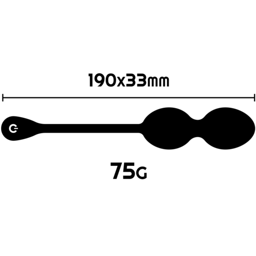 RITHUAL - NISHA BOLAS KEGEL RECARGABLES VIBRADORAS NEGRO