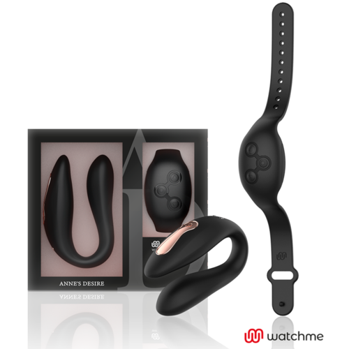 ANNE''S DESIRE DUAL PLEASURE TECNOLOGA WATCHME NEGRO