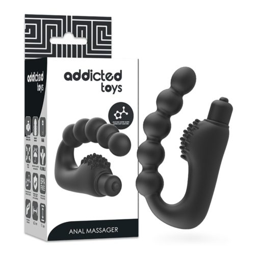 ADDICTED TOYS MASAJEADOR ANAL PROSTATICO CON VIBRACIN