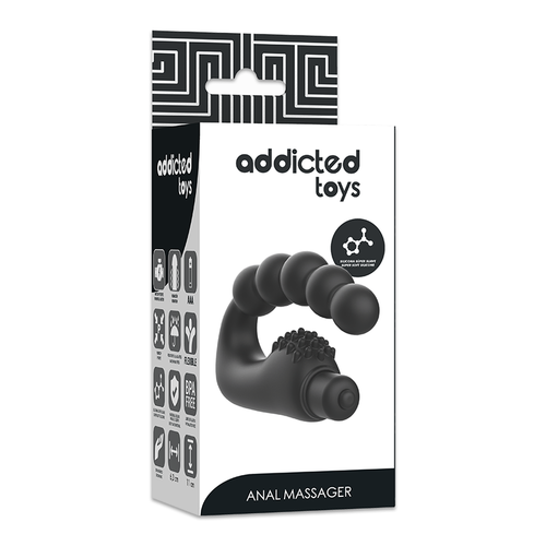 ADDICTED TOYS MASAJEADOR ANAL PROSTATICO CON VIBRACIN