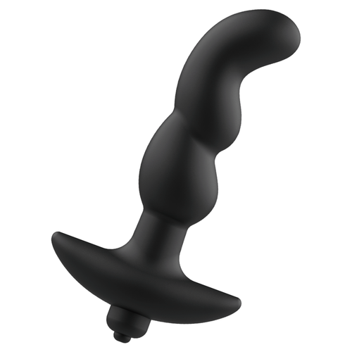 ADDICTED TOYS  MASAJEADOR ANAL CON VIBRACIN NEGRO MODELO 2