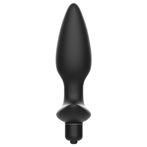 ADDICTED TOYS  MASAJEADOR PLUG ANAL CON VIBRACIN NEGRO