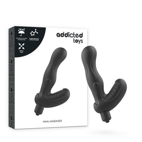 ADDICTED TOYS ESTIMULADOR ANAL PROSTATA SILICONA P-SPOT VIBE