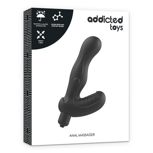 ADDICTED TOYS ESTIMULADOR ANAL PROSTATA SILICONA P-SPOT VIBE