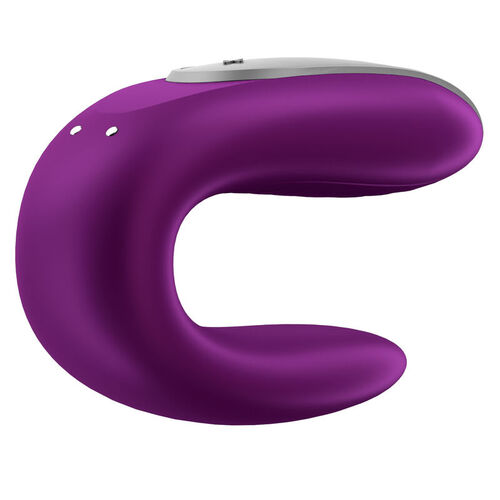 SATISFYER DOUBLE FUN PARTNER VIBRATOR - LILA