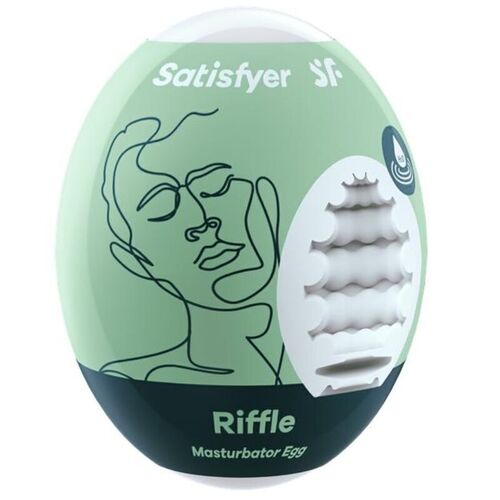 SATISFYER RIFFLE HUEVO MASTUBADOR