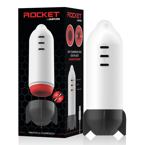 JAMYJOB ROCKET MASTURBADOR TECNOLOGA SOFT COMPRESSION Y VIBRACION