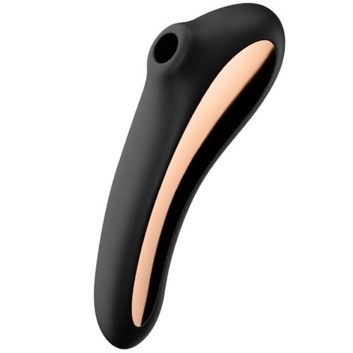 SATISFYER DUAL KISS ESTIMULADOR CLITORIS - NEGRO