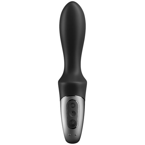 SATISFYER HEAT CLIMAX VIBRADOR ANAL APP - NEGRO