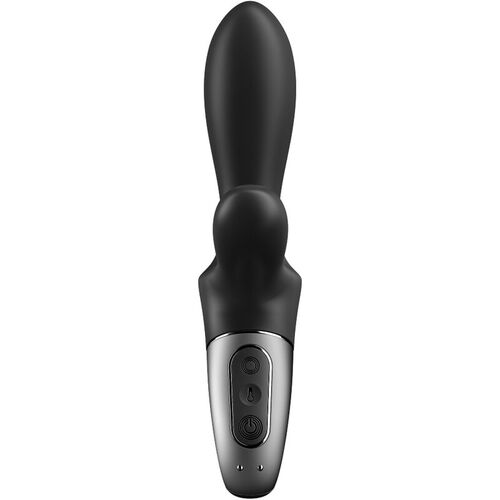 SATISFYER HEAT CLIMAX + VIBRADOR ANAL APP - NEGRO