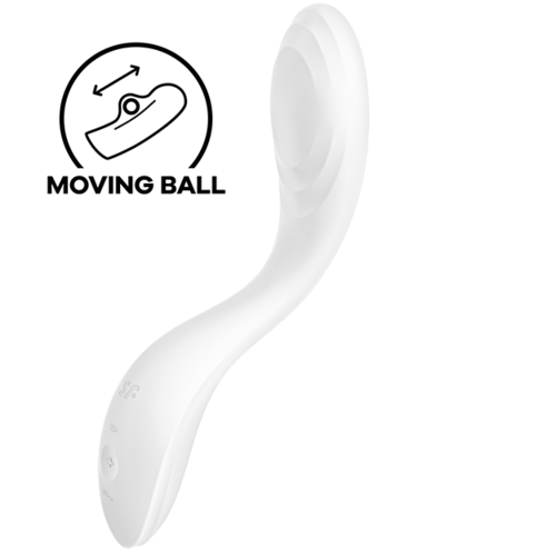 SATISFYER RRROLLING PLEASURE VIBRADOR PUNTO G - BLANCO