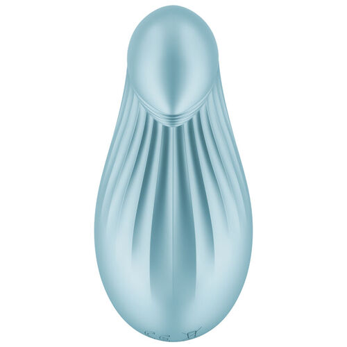 SATISFYER DIPPING DELIGHT VIBRADOR LAY-ON - AZUL