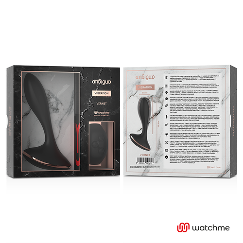 ANBIGUO WATCHME CONTROL REMOTO VIBRADOR PLUG ANAL VERNET