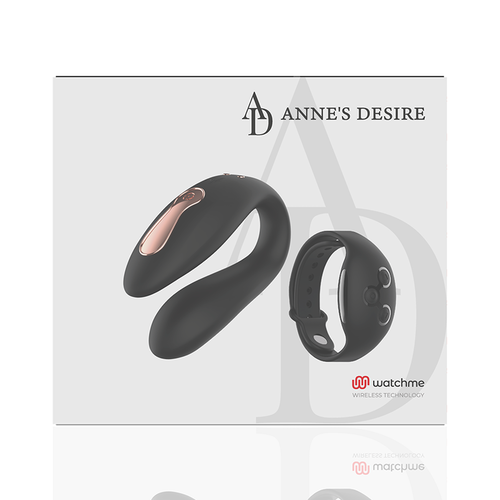 ANNE''S DESIRE - DUAL PLEASURE TECNOLOGA WATCHME NEGRO