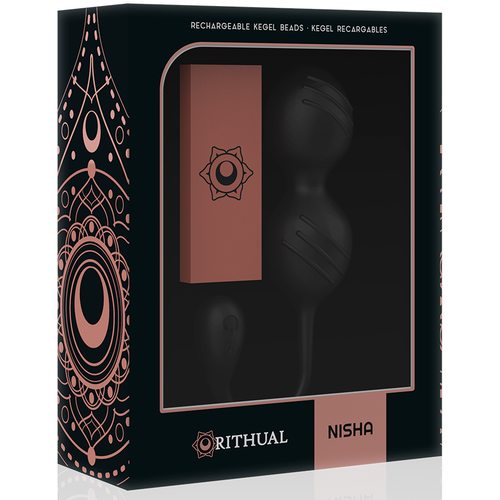 RITHUAL - NISHA BOLAS KEGEL RECARGABLES VIBRADORAS NEGRO